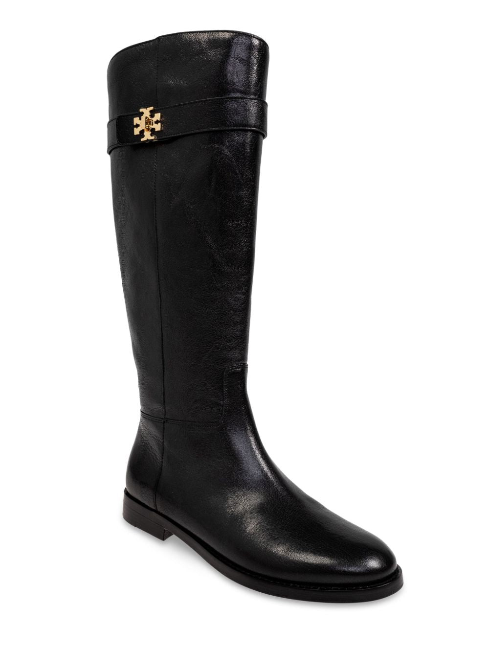 T-lock leather riding boots