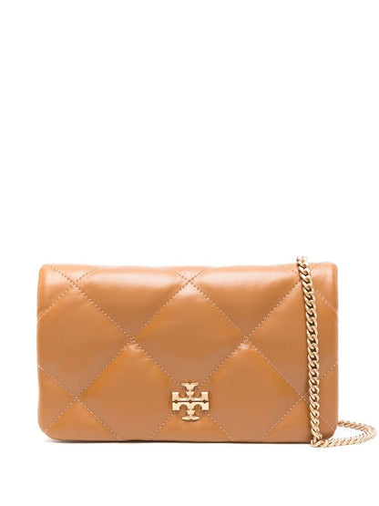 Kira diamond leather shoulder bag