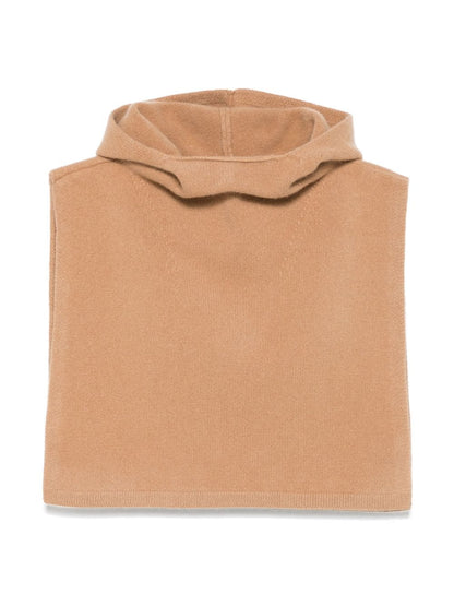 Wool hooded bib