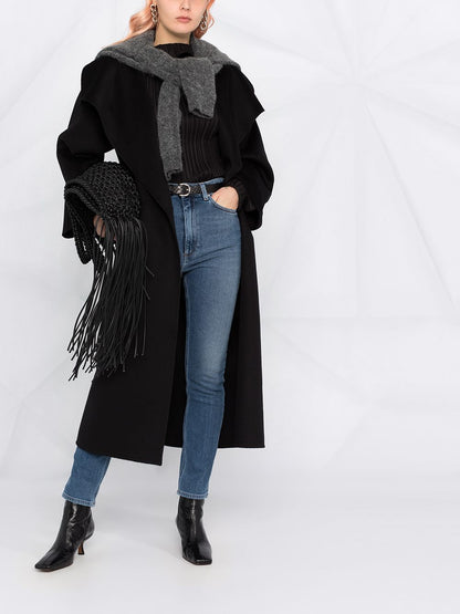 Signature wool and cashmere blend coat