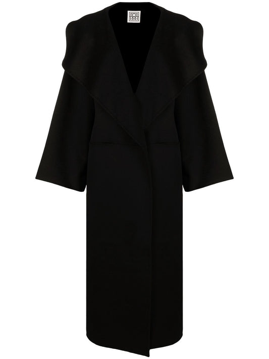 Signature wool and cashmere blend coat