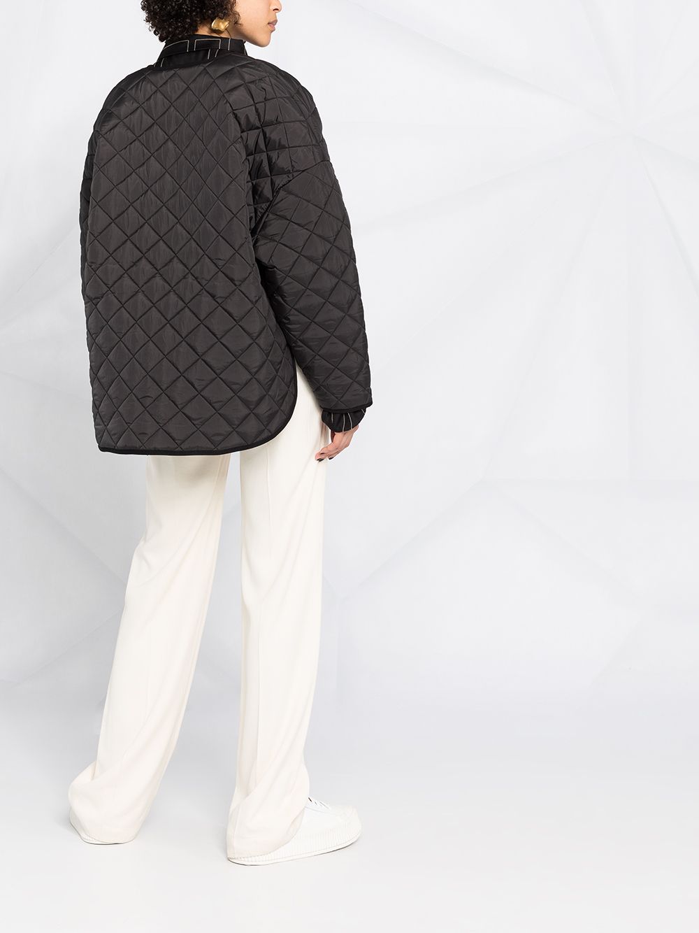 Quilted short jacket