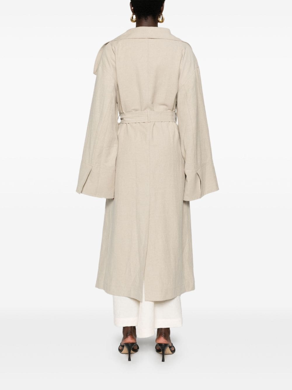 Signature linen coat