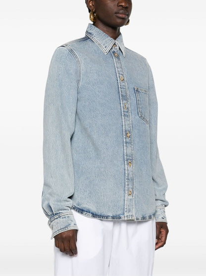 Organic cotton denim shirt