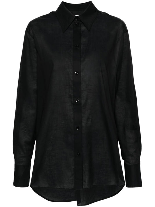 Cotton blend shirt