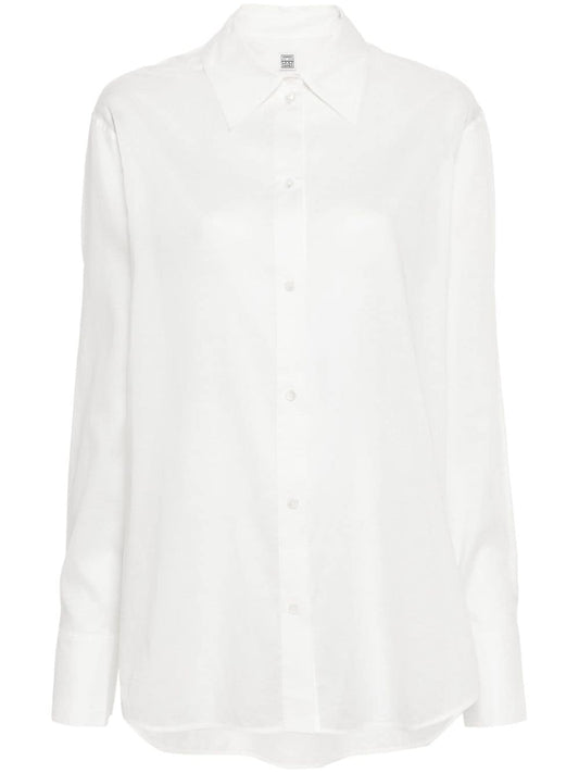 Cotton blend shirt