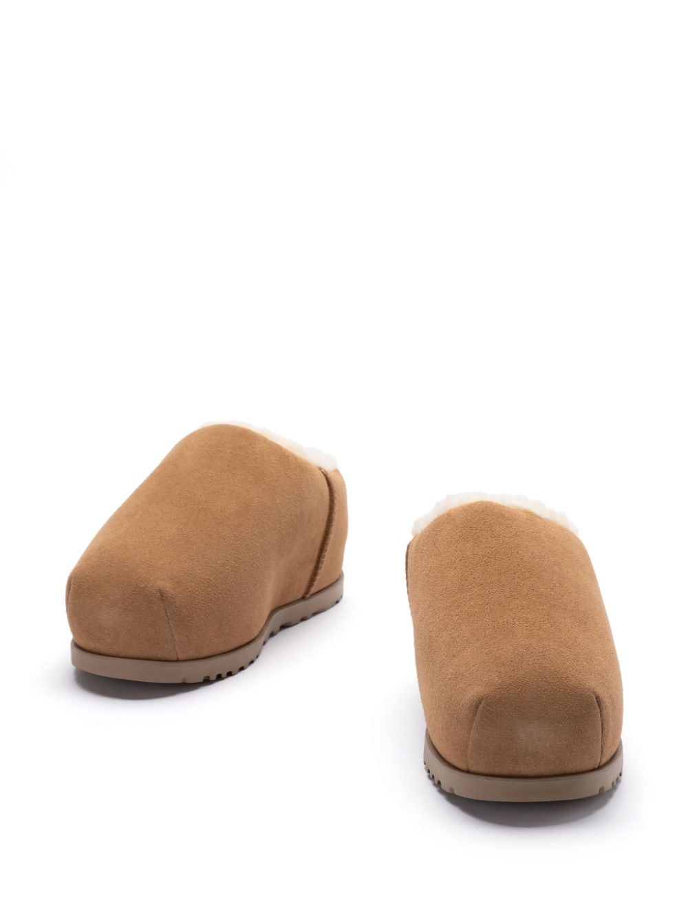 Pumped slide slippers