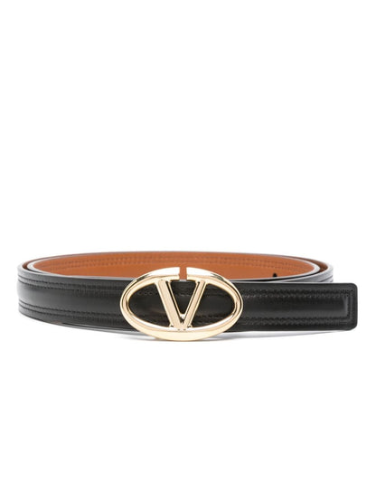 Reversible leather belt