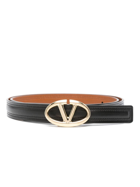 Reversible leather belt