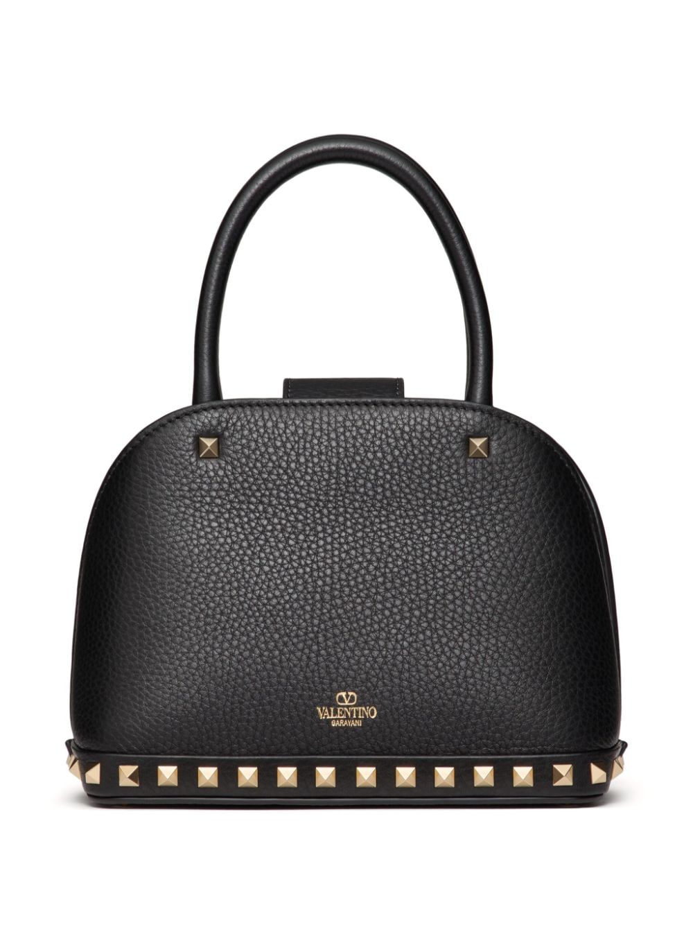 Rockstud leather handbag