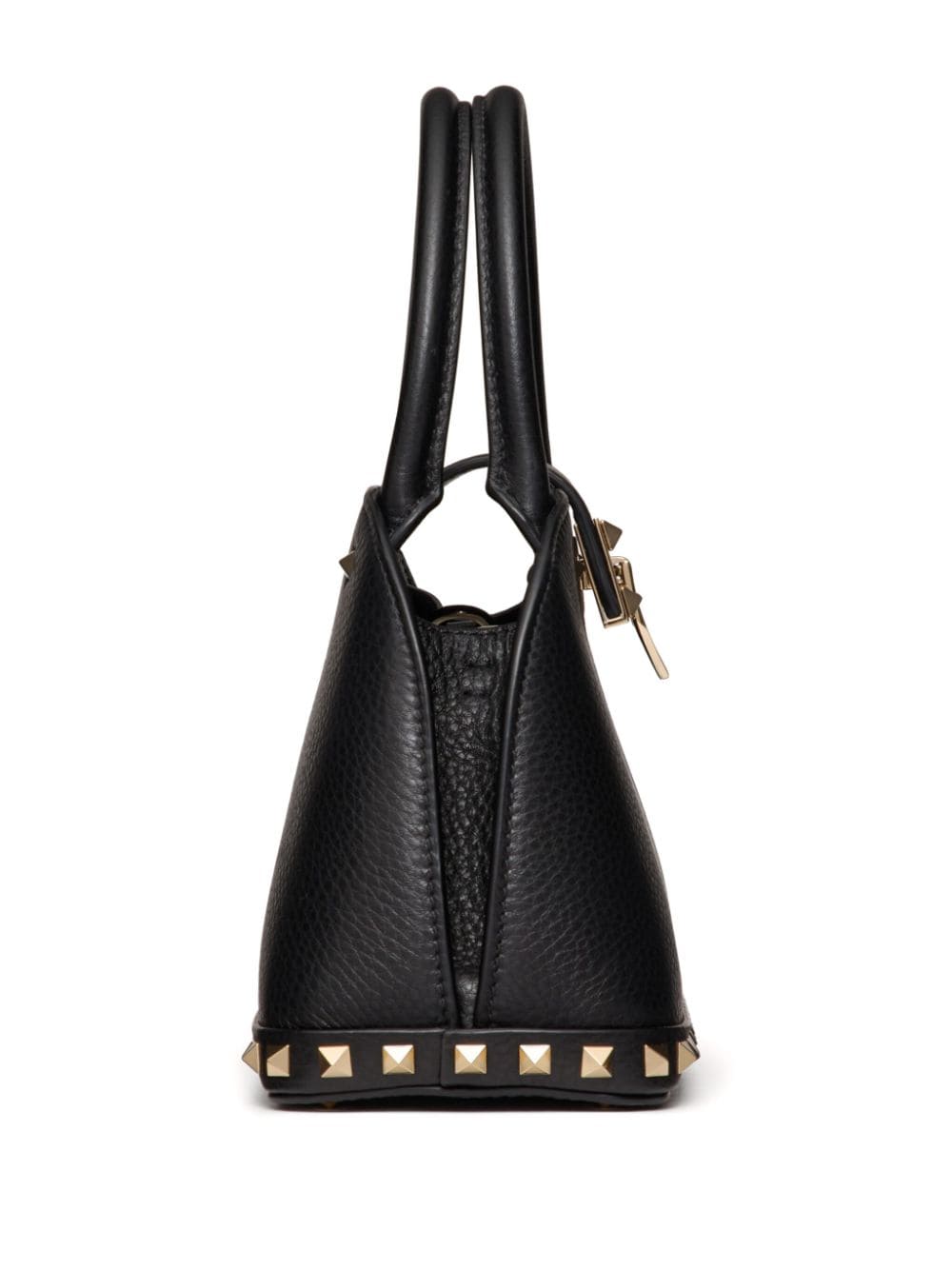 Rockstud leather handbag