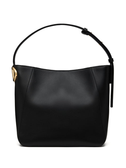 Vlogo side leather bucket bag