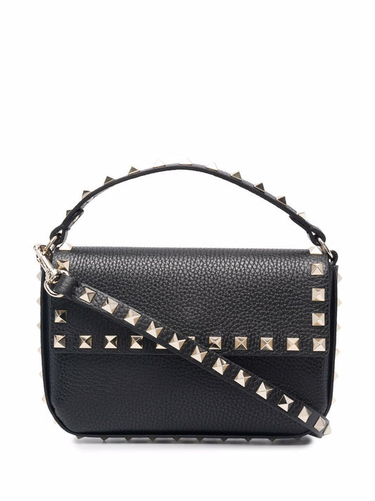 Rockstud leather mini bag