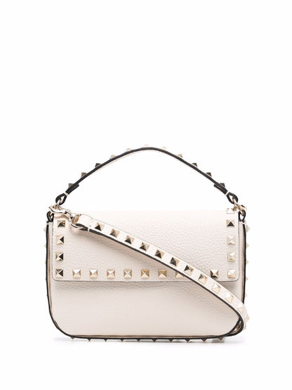 Rockstud leather mini bag