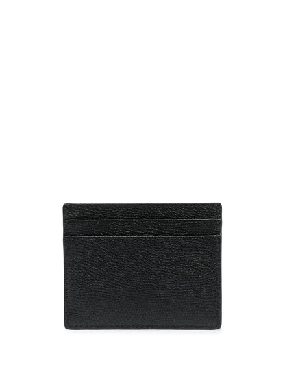 Vlogo signature leather card case