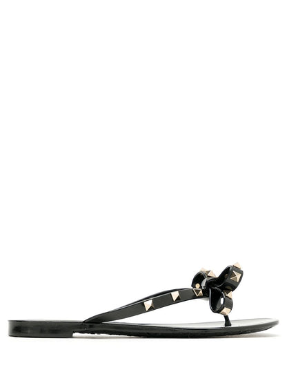 Summer rockstud thong sandals