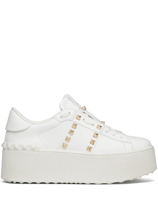 Rockstud untitled leather sneakers