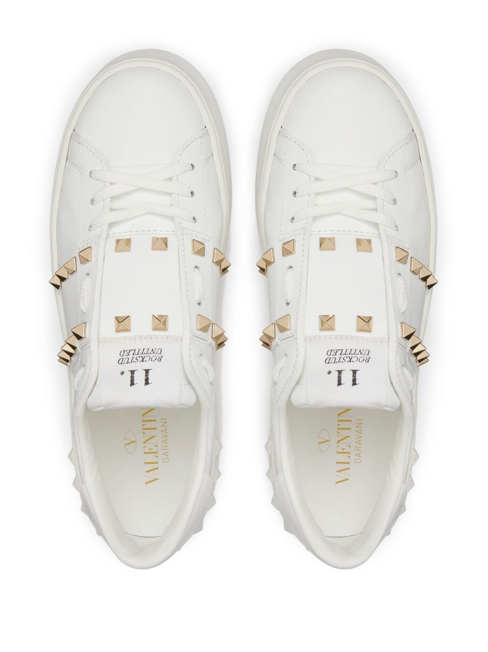 Rockstud untitled leather sneakers