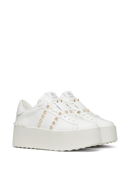 Rockstud untitled leather sneakers