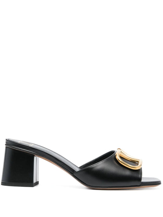 Vlogo signature leather mules