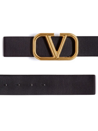 Vlogo signature leather belt