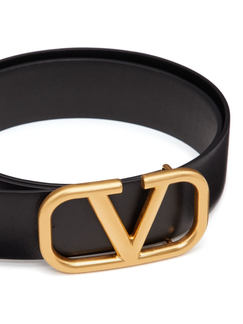 Vlogo signature leather belt