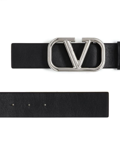 Vlogo signature leather belt