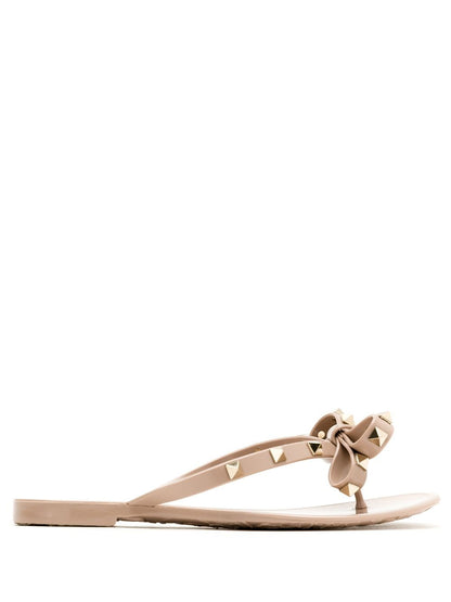 Summer rockstud thong sandals