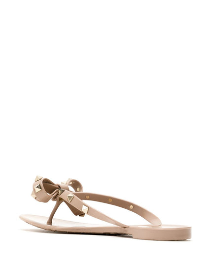 Summer rockstud thong sandals