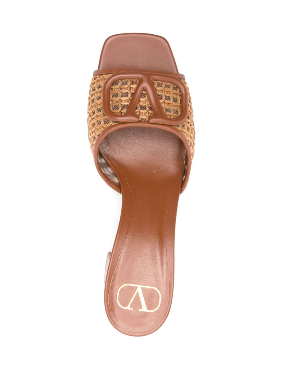 Vlogo leather mules