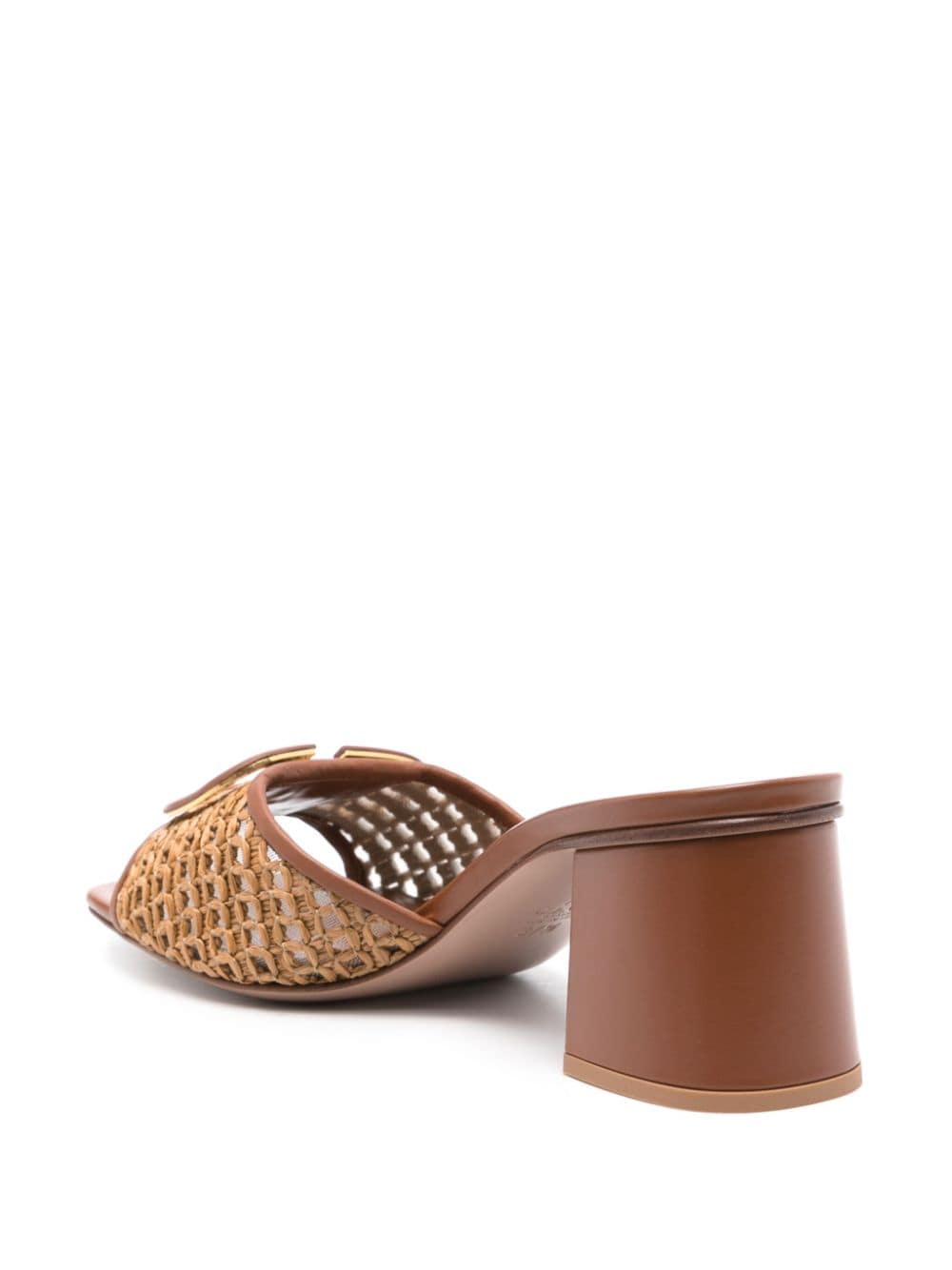 Vlogo leather mules