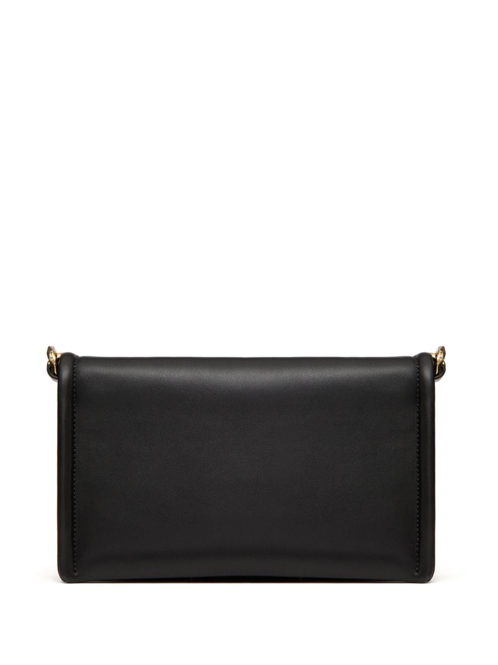 Vlogo chain mini leather clutch