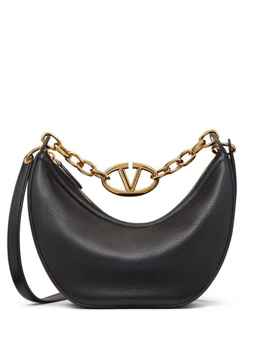 Vlogo moon small leather hobo bag