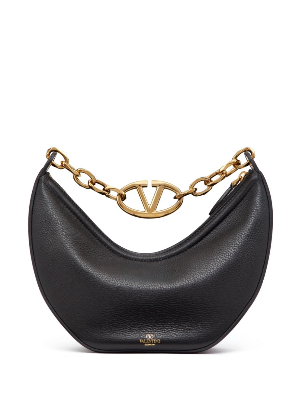 Vlogo moon small leather hobo bag