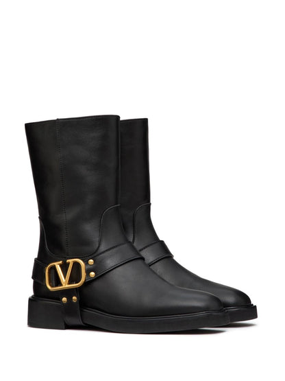 Vlogo signature leather boots