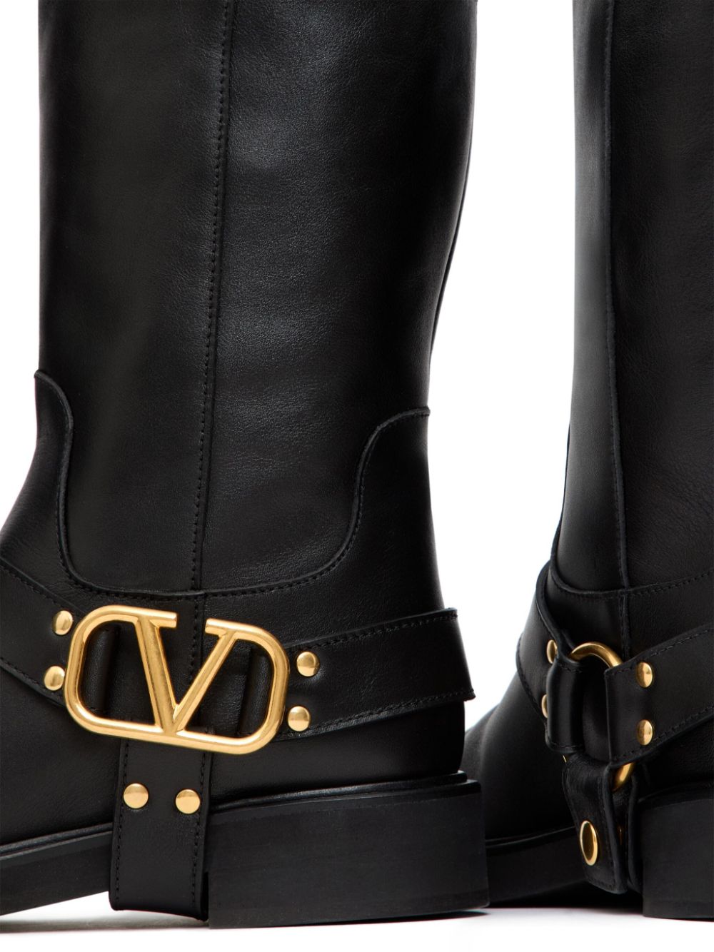 Vlogo signature leather boots