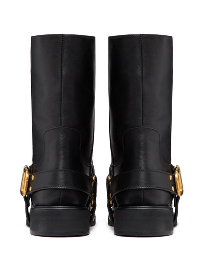 Vlogo signature leather boots