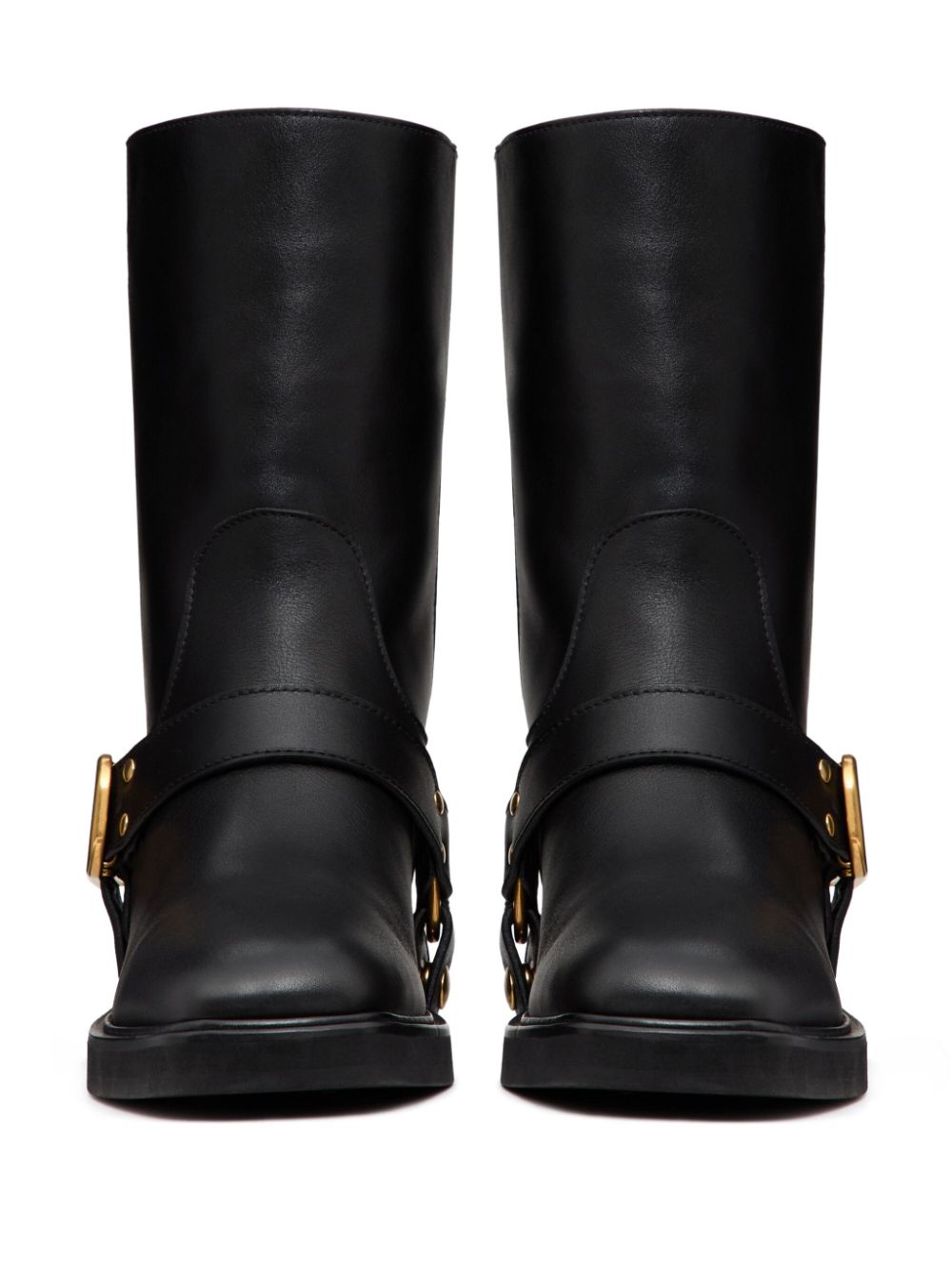 Vlogo signature leather boots