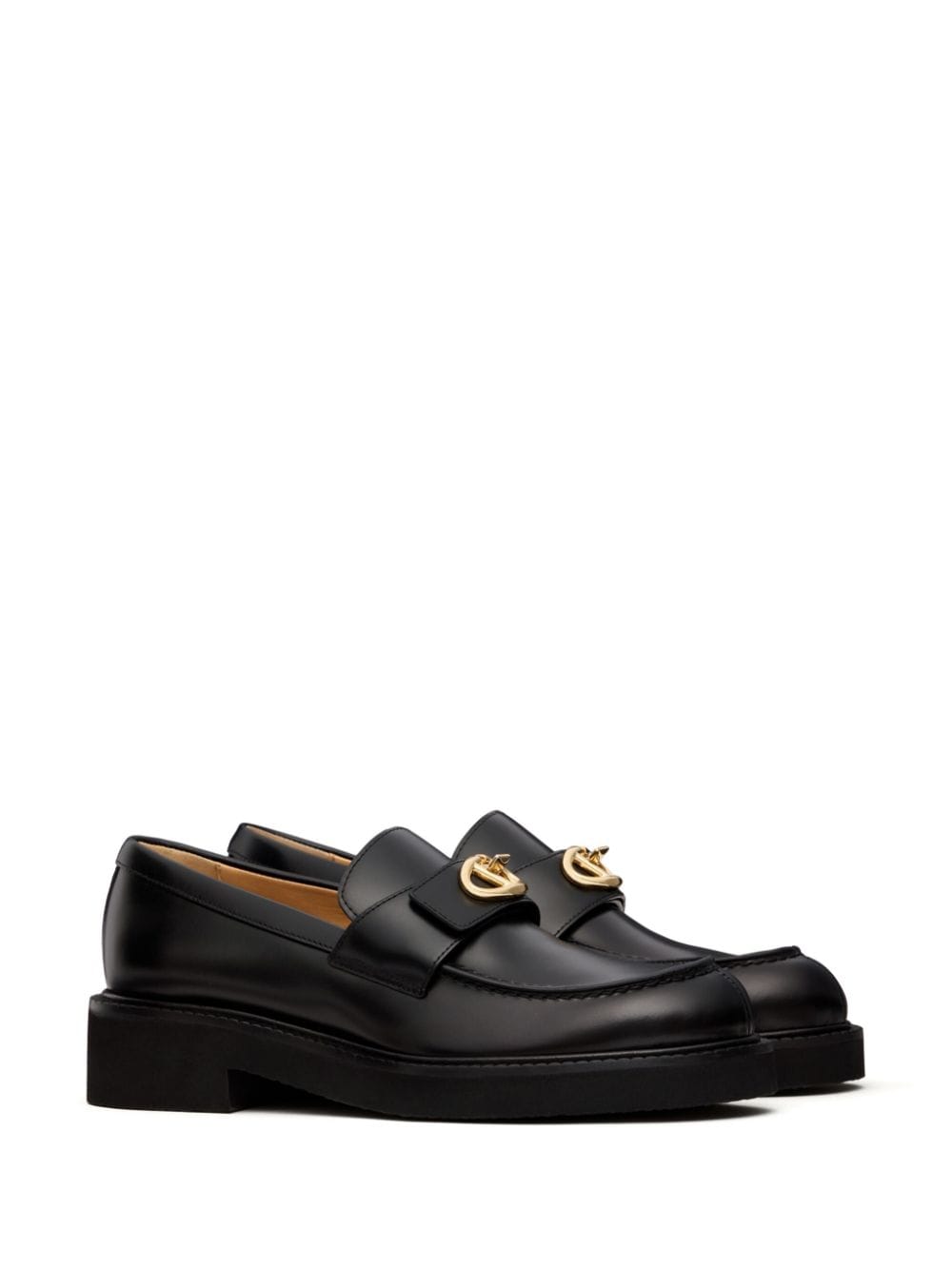 Vlogo locker leather loafers