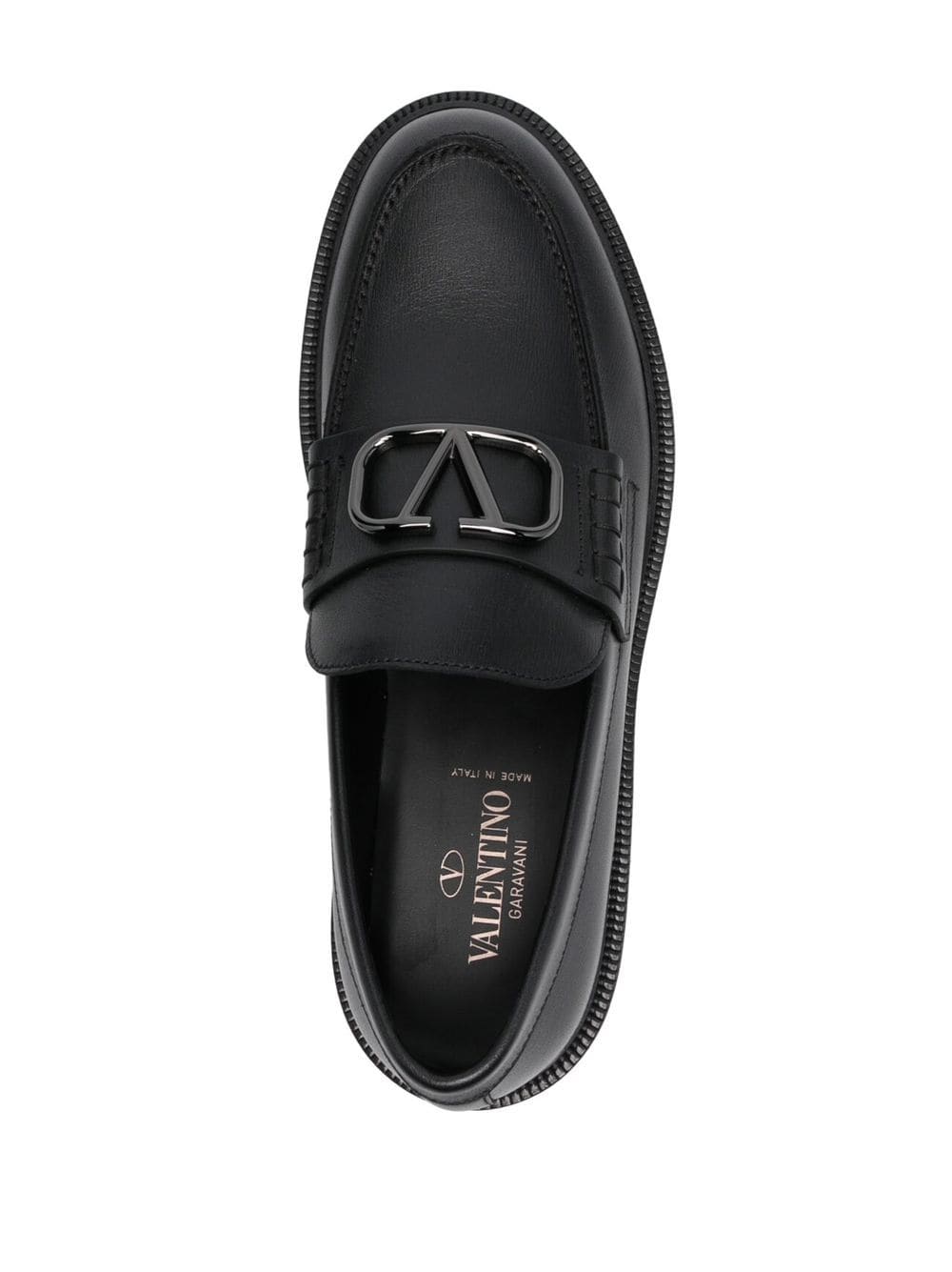 Vlogo signature leather loafers