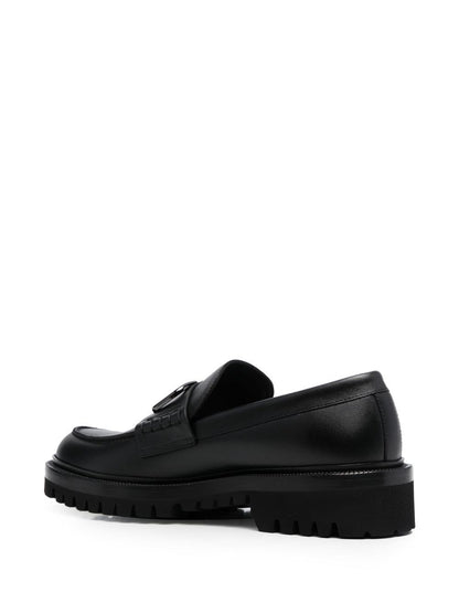 Vlogo signature leather loafers