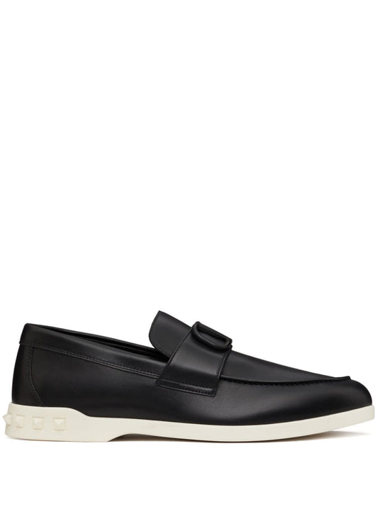 Leisure flows leather slip on