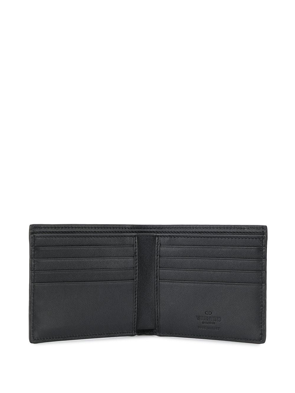 Vlogo signature leather bifold wallet