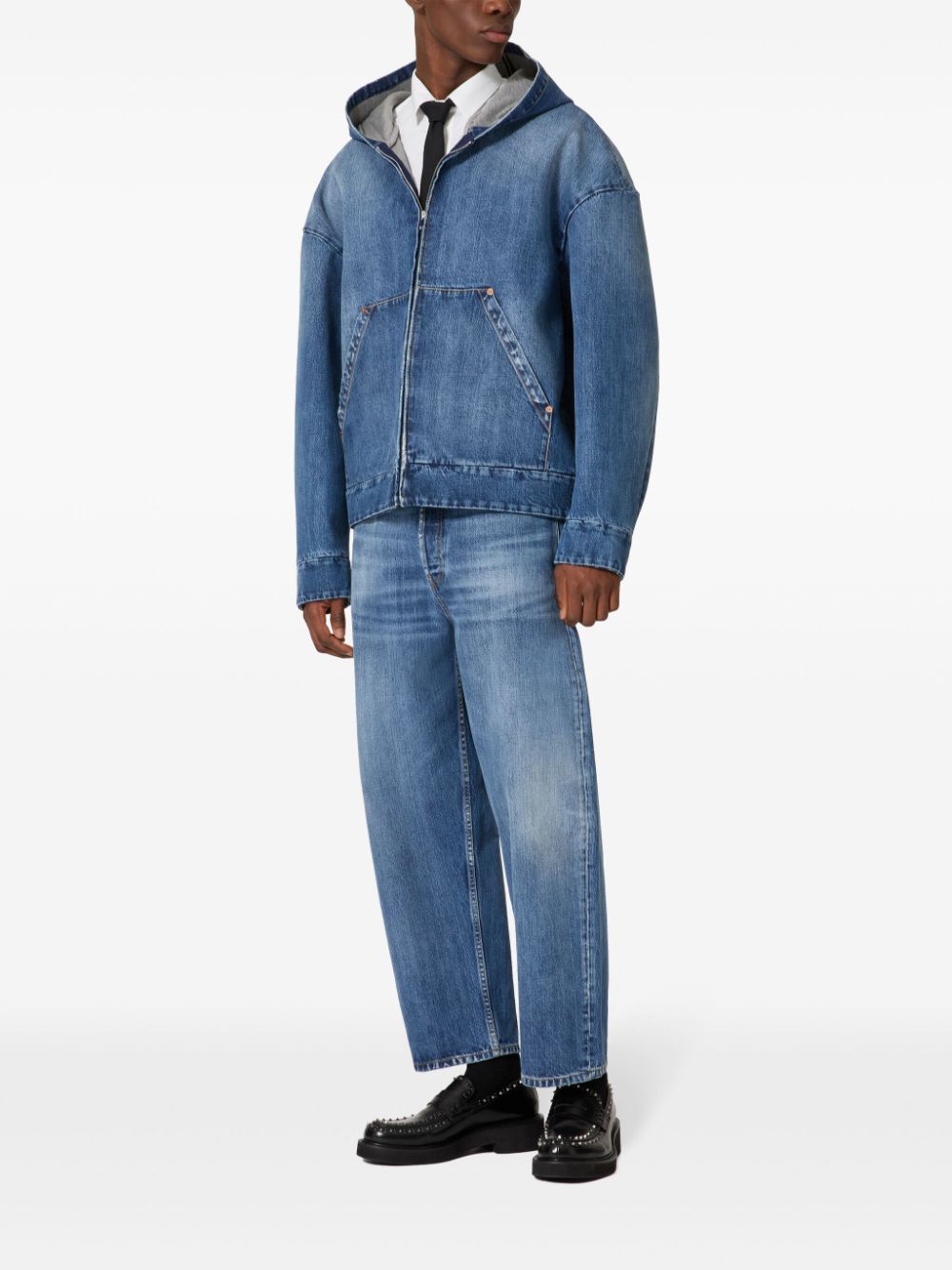 Denim cotton jeans