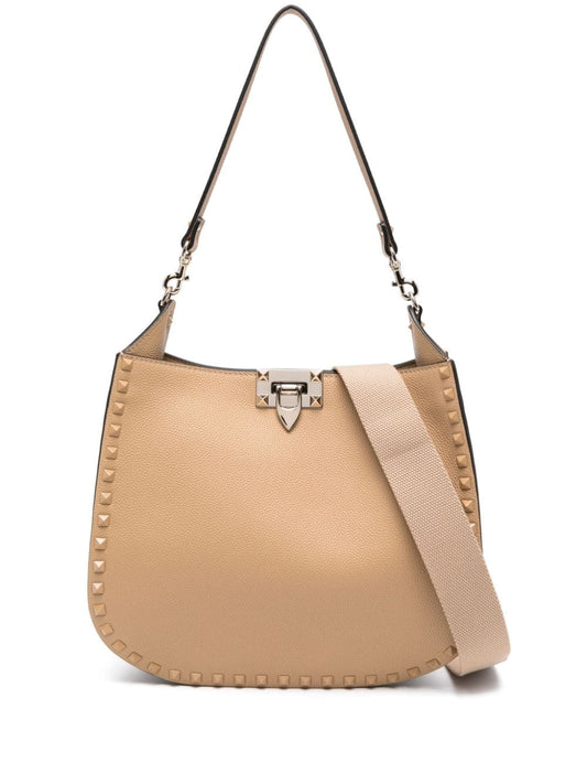 Hobo rockstud leather shoulder bag