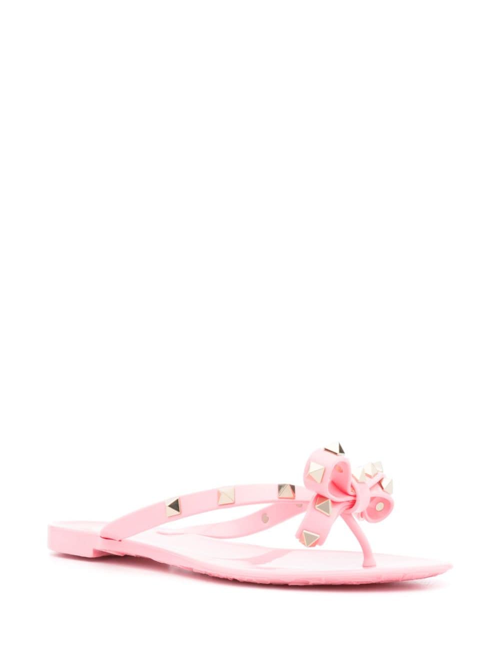 Rockstud rubber thong sandals