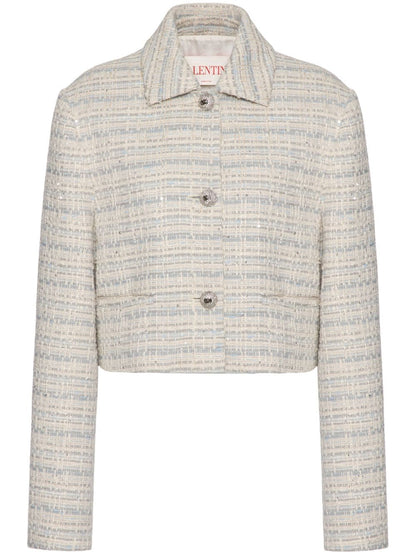 Tweed short jacket