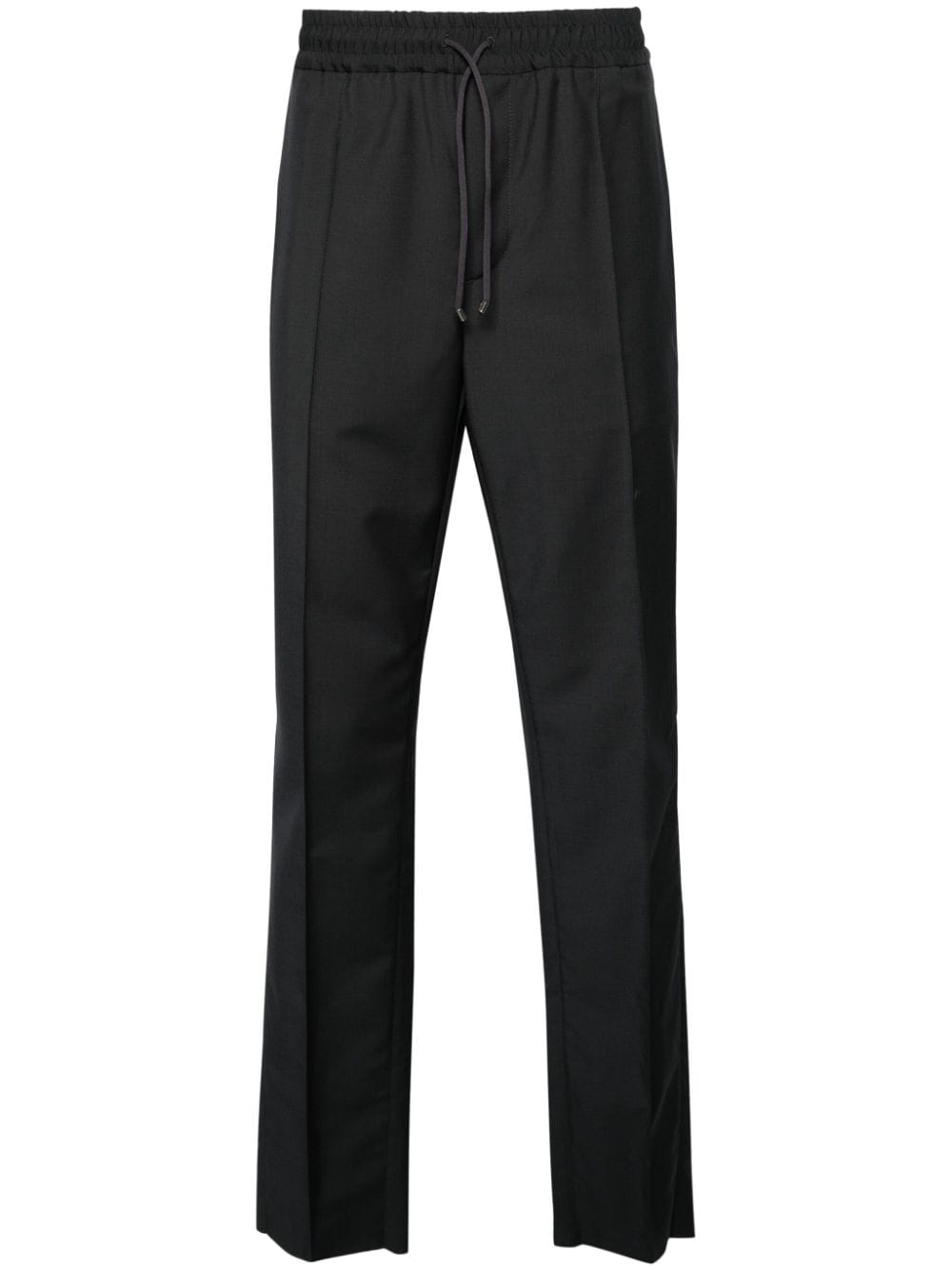 Wool jogging trousers