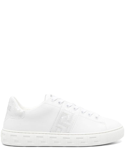 Greca sequined sneakers