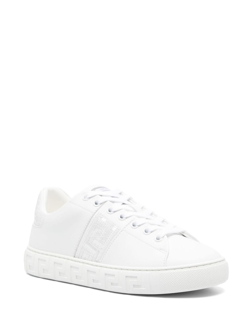 Greca sequined sneakers